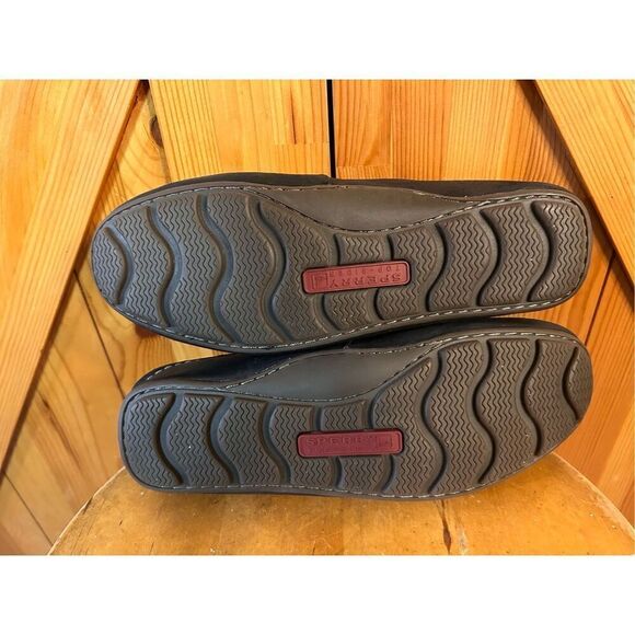 Sperry Top-Sider Wave Driver Loafers Driving Moccasins Shoes Mens 9M Black - Picture 7 of 8